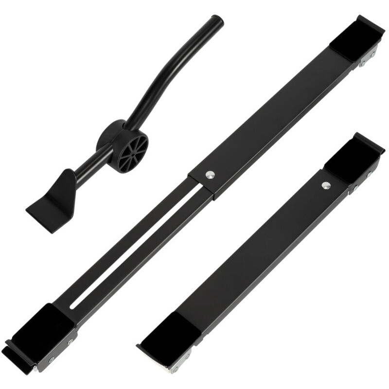 1 paire Socle Lave Linge Ajustable Base Mobile Multifonctionnelle Réglable Meuble Laver pour Lave-linge Réfrigérateur Charge 300kg - Swanew