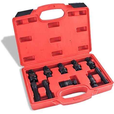 SWANEW 10pcs Coffret extracteur de volant moteur 47 x 29 x 9 cm