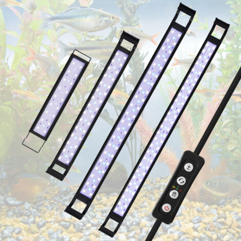 SWANEW 10W Acquario a LED con illuminazione a tempo per molluschi. 30-50cm