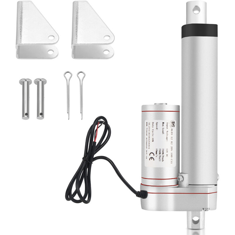Swanew - 1500N Linéaire Moteur Actionneur Actuateur Electrique Verin dc 12V 300mm