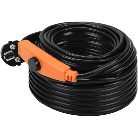 SWANEW 18m 288W Cavo di riscaldamento Cavo riscaldante antigelo autoregolante con termostato