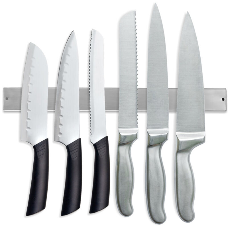 Swanew - 1x Porte-couteau bande magnétique 40cm 304 bande de couteau magnétique en acier inoxydable cuisines