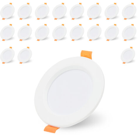SWANEW 20er LED Einbaustrahler Deckeneinbauleuchte Set Einbauleuchte Deckenleuchte Einbauspot Deckenspot IP44