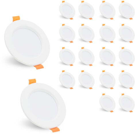 SWANEW 20X LED Einbaustrahler Spot Warmweiß 5W Set Einbauleuchte Deckenleuchte Strahler IP44