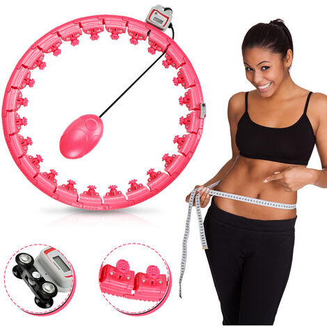 Hula Hoop Fitness, Cerceau de Fitness pour Adulte avec Taille réglable,  Massage à 360° avec 24 Segments pour Perte de Poids, ne Tombe Pas :  : Sports et Loisirs