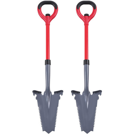 SWANEW 2pcs Vanga Radice vanga invertito a forma di V lama seghettata 114cm