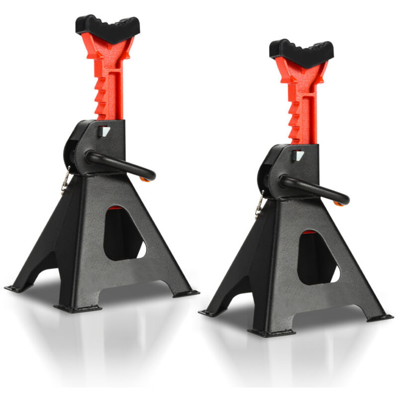 2x crics 3T pliants réglables pour voiture Crics pour SUV/Van/Caravane - Swanew