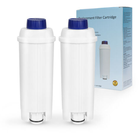 SWANEW 2x Filtro acqua per Delonghi compatibile con 60 litri di acqua per DLSC002 ECAM ETAM EC800 con carbone attivo