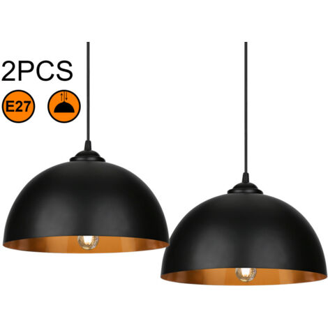SWANEW 2x paralume a sospensione sala da pranzo lampada a soffitto illuminazione lampada a sospensione