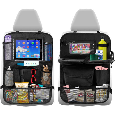 SWANEW 2x protezione per lo schienale dell'auto organizer per il sedile posteriore dell'auto per la protezione del seggiolino auto