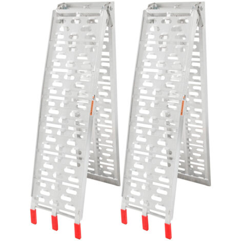 SWANEW 2x Rampa di carico Rampa pieghevole Moto Auto Alluminio fino a 680 kg