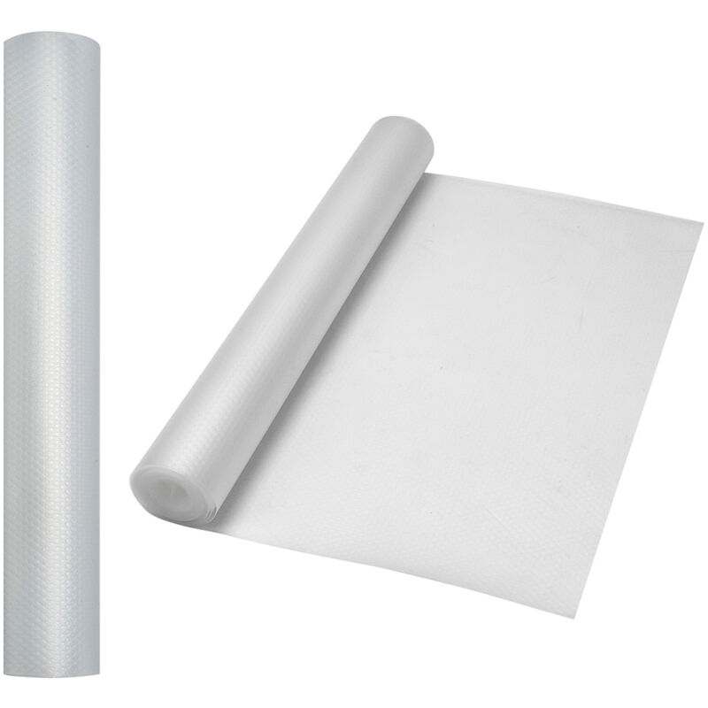 2x Tapis Antidérapant de Tiroir Transparent eva Imperméable Lavable Tapis de Placard Tapis de Table pour Maison et Cuisine Tapis de réfrigérateur