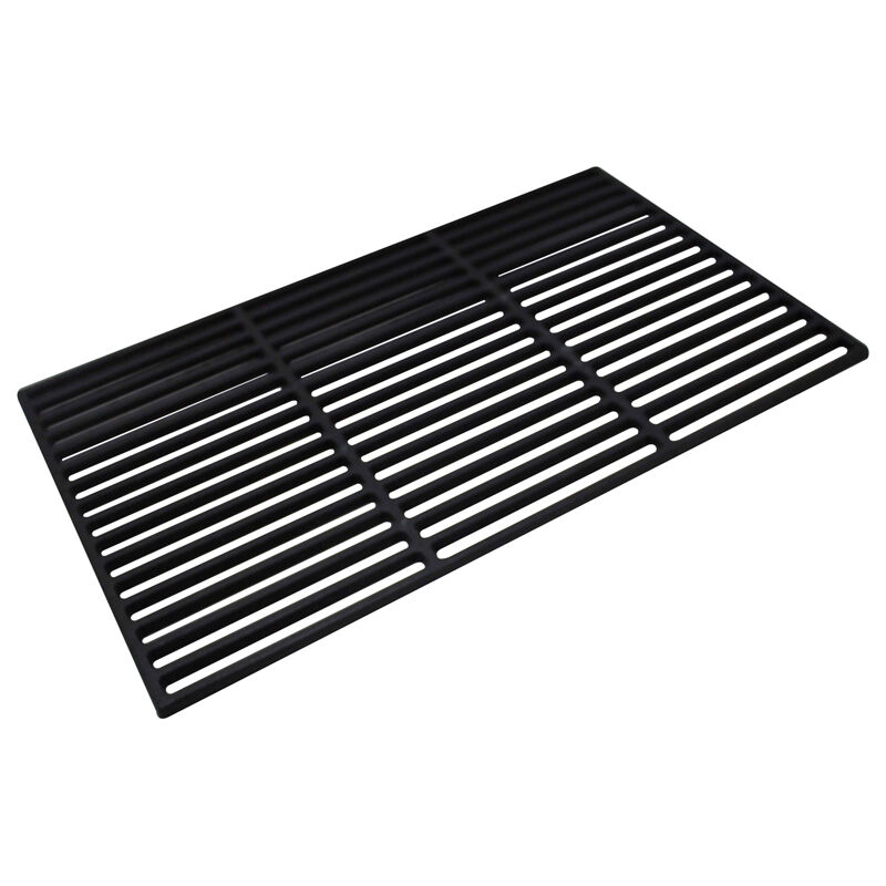 Swanew - 42x28cm Grille carrée Grille en fonte Fixation barbecue Grille de barbecue Camping
