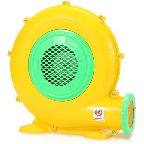 RANDACO 370W Pompe electrique gonflable Souffleur Electrique de Ventilateur d’Air de Château Gonflable Jaune