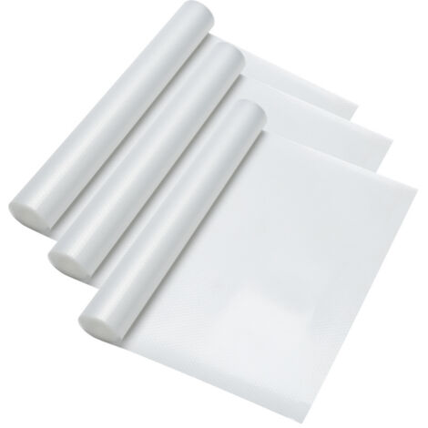 SWANEW 3PCS Antiscivolo cassetto Mat trasparente EVA impermeabile lavabile 45x150cm armadio stuoia da tavolo per la casa e la cucina