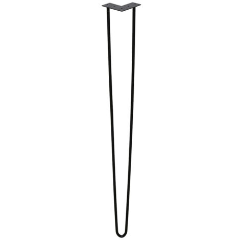 SWANEW 4X 72cm gambe a perno 2 staffe Gambe da tavolo Gambe a perno Gambe da tavolo fai da te Piedini per tavolo Tavolo da pranzo