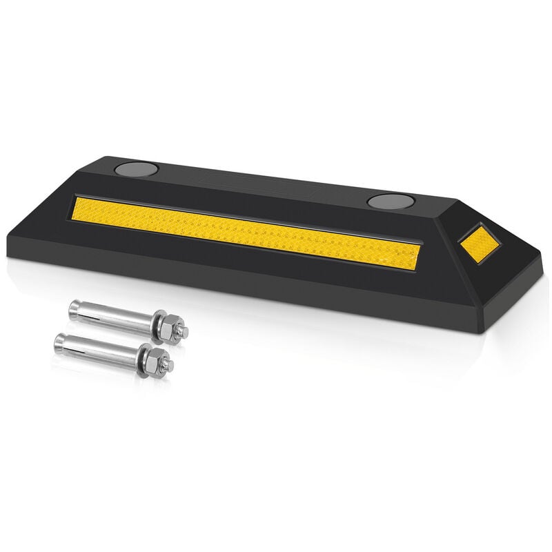 Butée de parking Aide au stationnement Aide au stationnement Réflecteur Caoutchouc dur ébonite Voiture