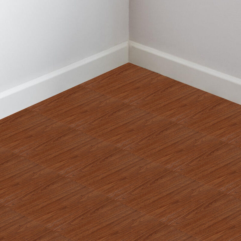 Swanew - Boite de 11 dalles vinyles auto-adhésives imitation carrelage (1m²) ,Couleur bois