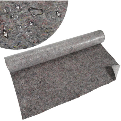 SWANEW 50m Tela di protezione per pittori Telo di pittura Telo non tessuto per pittori Telo di protezione in polare Copertura 220 g/m² ---2 pezzi