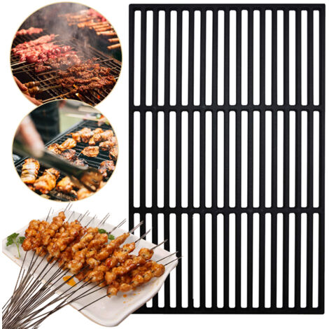 SWANEW Accessori per griglia angolare di grill angolare di grill in ghisa ghisa per barbecue 54x34 cm