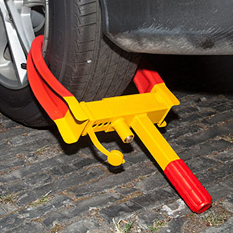 Swanew - Antivol Antidémarrage voiture Griffe de pneu caravane Antivol parking remorque