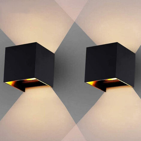 Applique Murale LED "Do Not Disturb" - Noir, Design Luminaire D'ambiance Intérieur