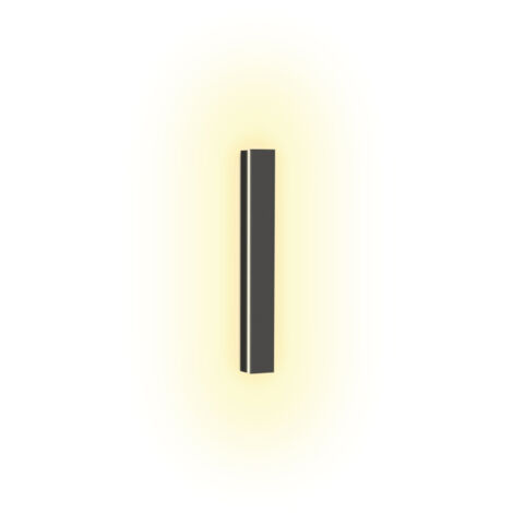 SWANEW Applique lineare LED integrata Lampada da parete LED per scale esterne guardaroba 40cm 10.5W Bianco caldo