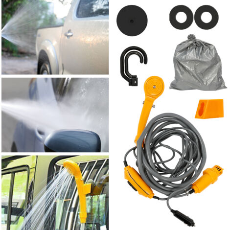 SWANEW Attrezzatura da campeggio in campeggio da campeggio giardino doccia mobile mobile 12v doccia esterna 2m