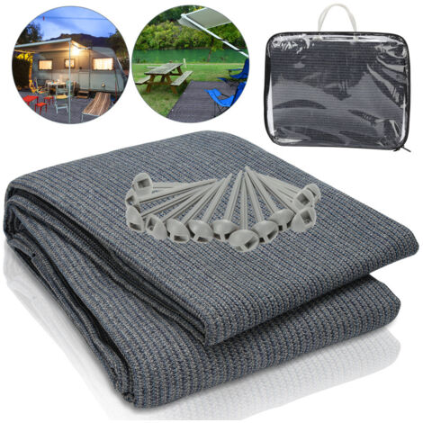 SWANEW Auvent tapis étanche camping tapis tente sol extérieur tente bâche pique-nique couverture caravane 300x600CM