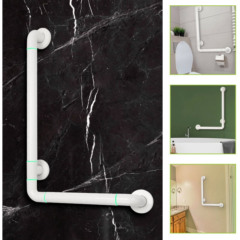 SWANEW Barre D'Appui Antidérapant Poignée De Baignoire Murale Pour La Douche Et Le Bain Pour Les Personnes Handicapées, Blessées Ou Postopératoires