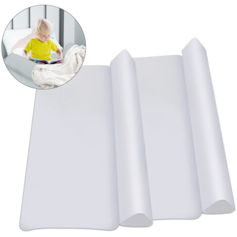 SWANEW Barriera di sicurezza letto per bambini-Anticaduta infantile materasso impermeabile