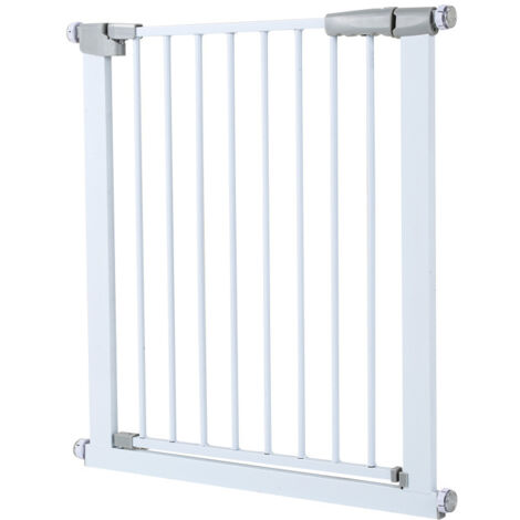 SWANEW Barriera di sicurezza per bambini per porte e corridoi. colore bianco. massima versatilità da 75 a 82 cm