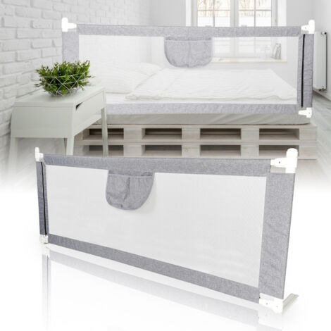 SWANEW Barrière de Lit Extra-Large de 180 cm Protection de Lit pour Tout-Petit Accessoire de Chambre pour Garçons et Filles Barrière de Lit
