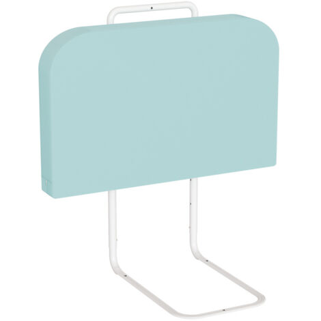 SWANEW Barriere per Letto per bambini Barriera di Sicurezza Morbida regolabili in altezza Barriera Paracolpi In Schiuma 50 cm Verde