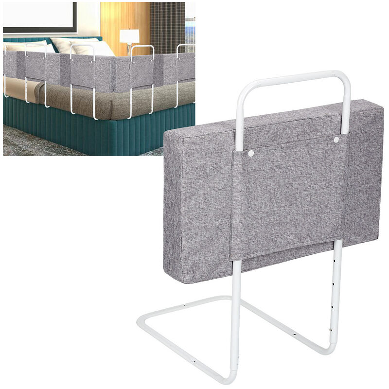 Swanew - Barrières de Lit Bébé, Barriere de Securite Enfant Lit, Réglable en Hauteur, Lavable, pour Lits d'enfants, Lits de Parents 60cm