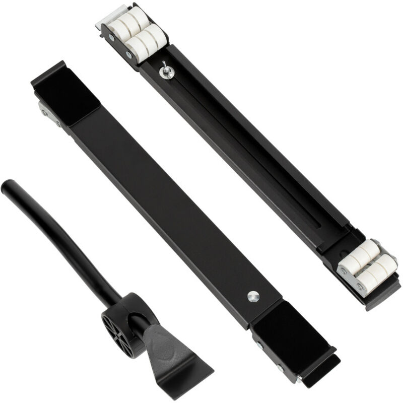 Base de Machine à Laver Ajustable Base Mobile Multifonctionnelle Réglable Meuble Laver pour Lave-linge Réfrigérateur Charge 300kg Support de machine