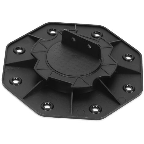 SWANEW Base di appoggio per terrazzo regolabile con piedistallo di livellamento cuscinetto base base per legno WPC 18-30 mm 20 pezzi