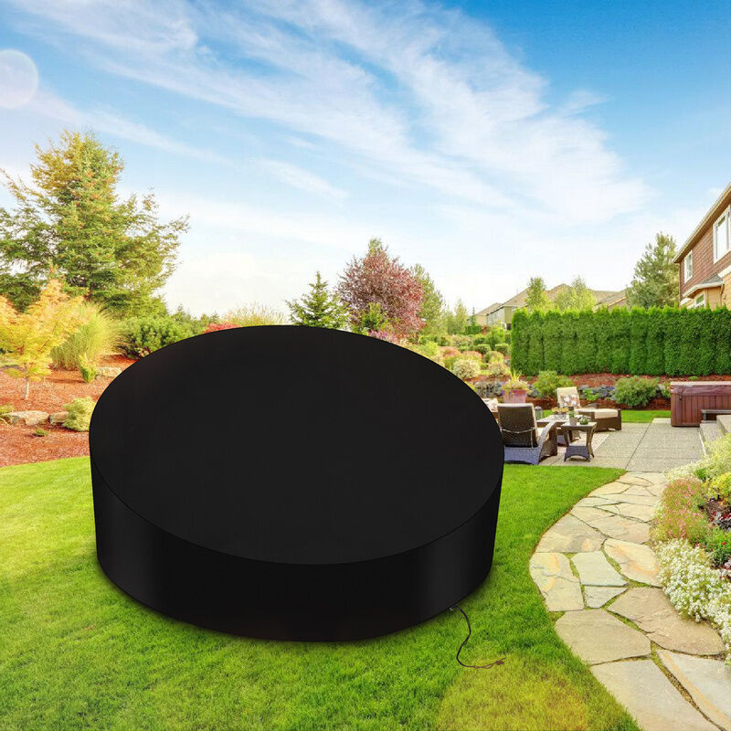 Bâche de protection Kingsleeve Oxford Couverture Ovale résistante aux hivers Ilot de bronzage Garniture 230x90cm - Swanew