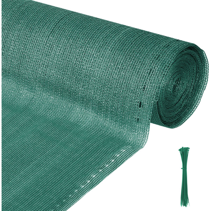 Swanew - Brise vue haute densité 1.2x20m Vert 150 gr/m²