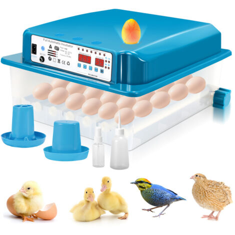 HENGDA Komplettset Brutapparat Eier LED Motorbrüter fur 36 Hühnereier