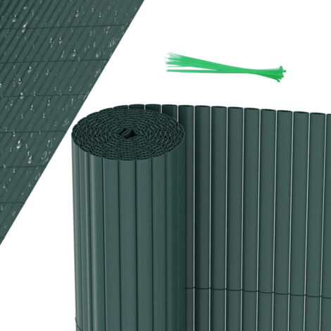 SWANEW Canisse in PVC Canisse in PVC per il giardino, il balcone e la terrazza. Recinzione frangivento per balconi Verde 90 x 600cm