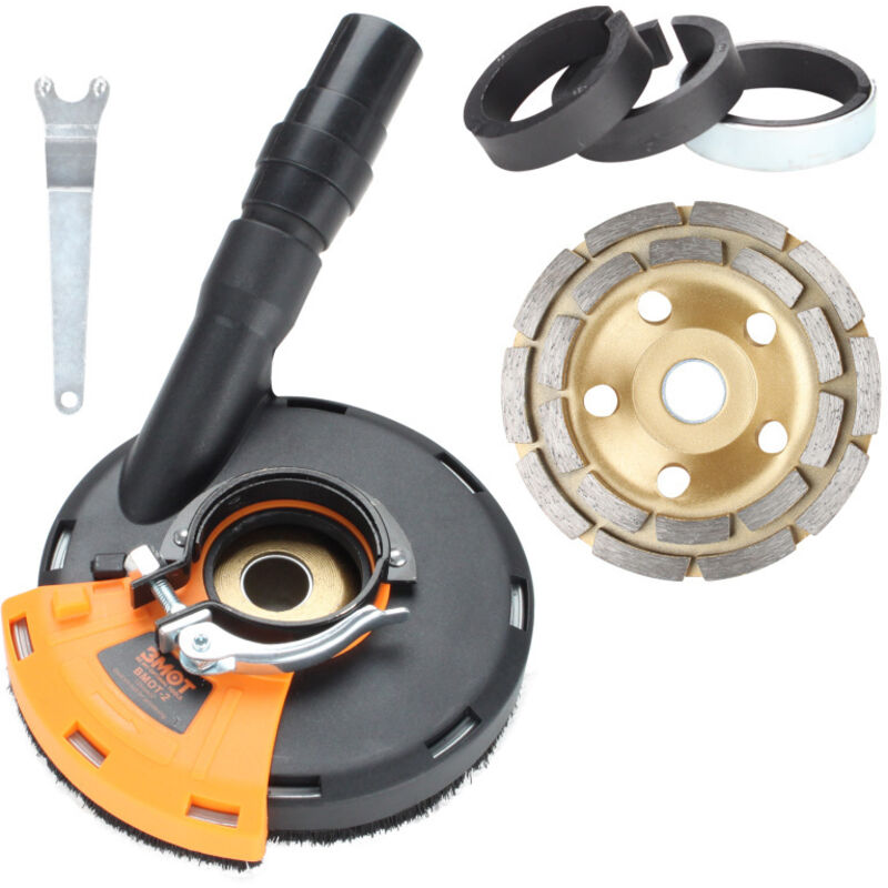 Swanew - Capot d aspiration pour meuleuse d angle 125mm/5inch Capot d'aspiration pour un ponçage sans poussière