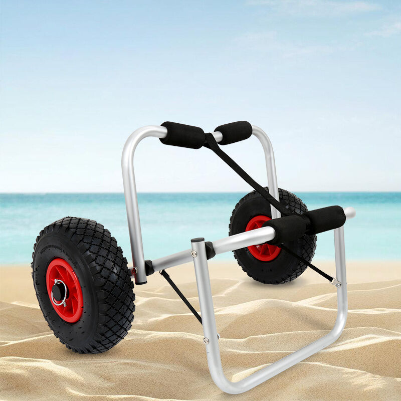 Swanew - Chariot pour kayak Chariot de transport kayak Roues ballon 80 kg