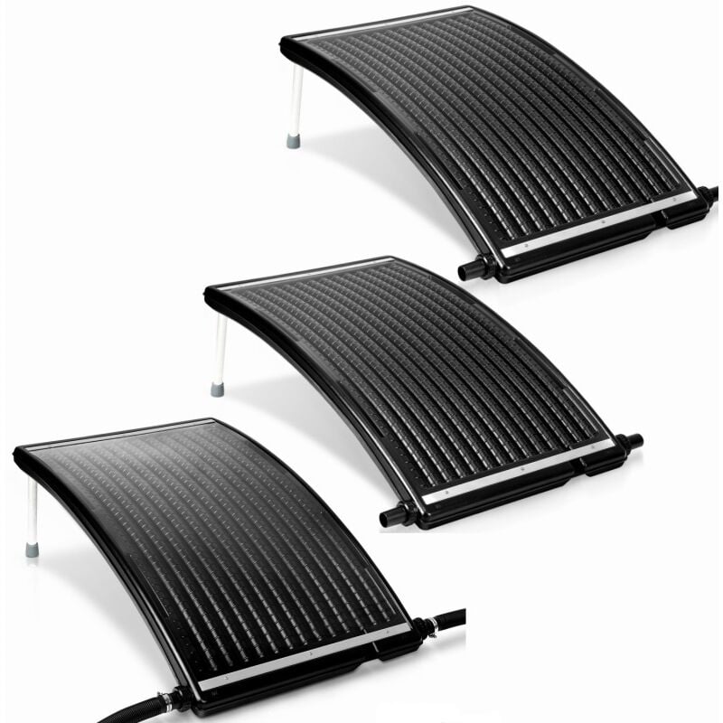 Swanew - 3x 15L Chauffage solaire pour piscine Panneau de chauffage pour Piscine, Jardin