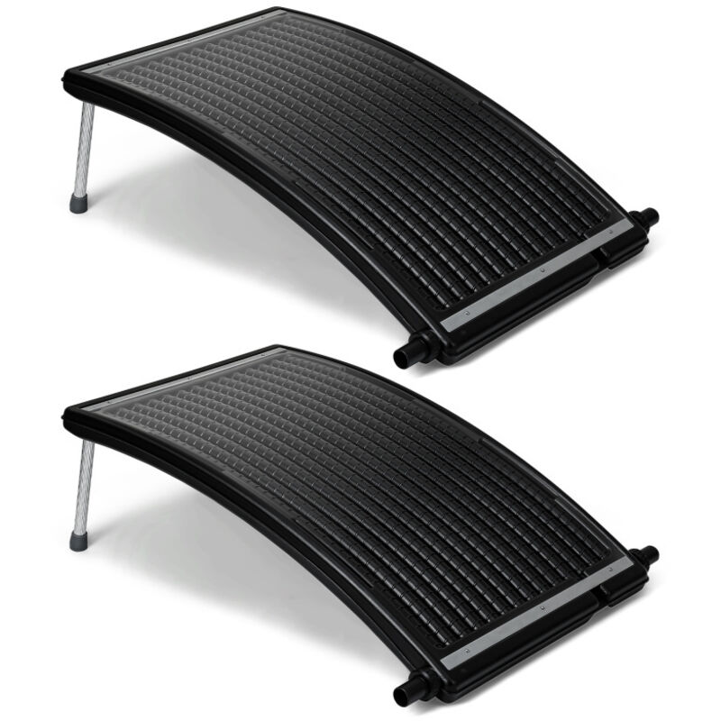 Swanew - 2x 15L Chauffage solaire pour piscine Panneau de chauffage pour Piscine, Jardin