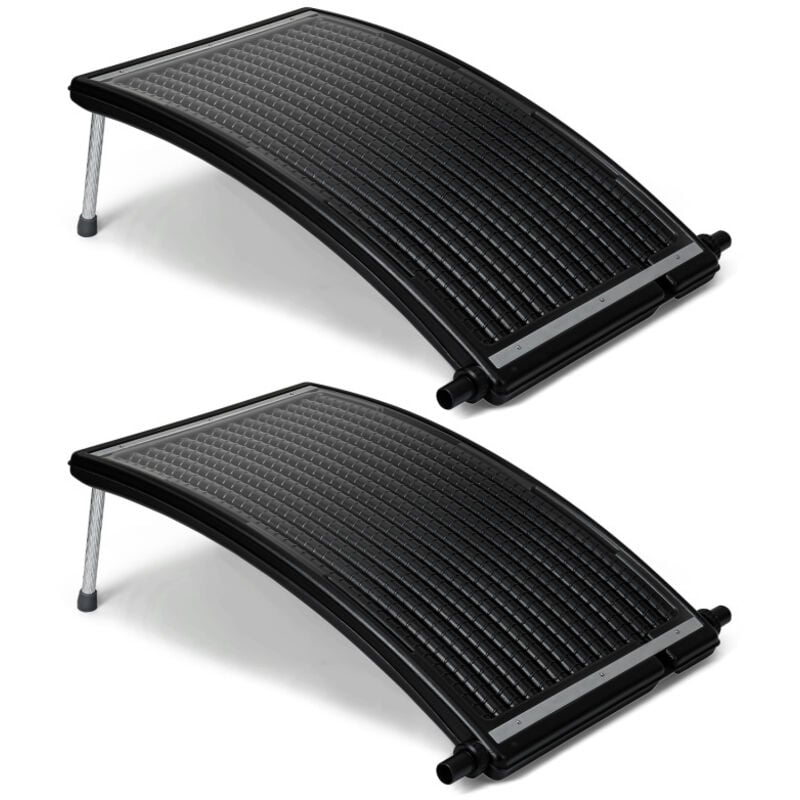 Swanew - 2 pièces chauffage solaire pour piscine Panneau de chauffage solaire 110 x 69 x 14 cm