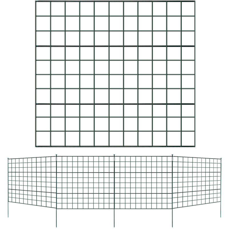 Clôture de l'étang Porte de jardin Clôture de jardin Garden Enclos libre Clôture de protection de l'étang 11pcs - Swanew