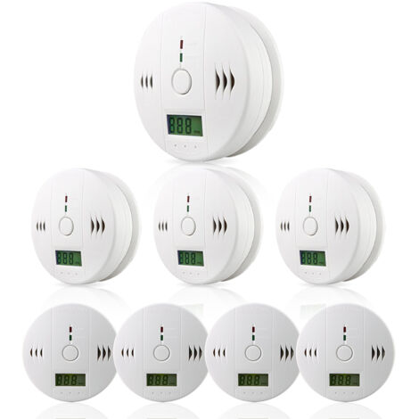 SWANEW CO monossido di carbonio 8pcs rilevatore di monossido di carbonio installazione monossido di carbonio