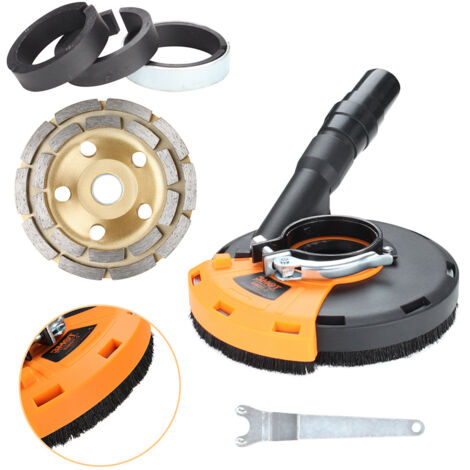 SWANEW Copertura antipolvere per smerigliatrice angolare da 125mm/5inch con accessori