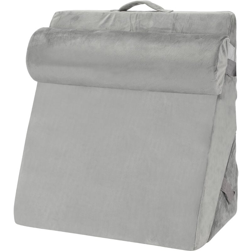 Coussin de lecture Coussin Cunéiforme Lit Coussin Canape Dorsal Coussin de Calage Thérapeutique Triangulaire Oreiller Anti-Stress - Swanew